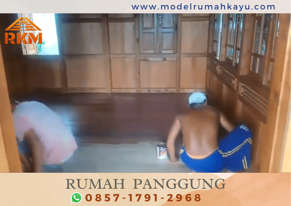 Rumah Limas Panggung 48 M Rumah Kayu Bongkar Pasang