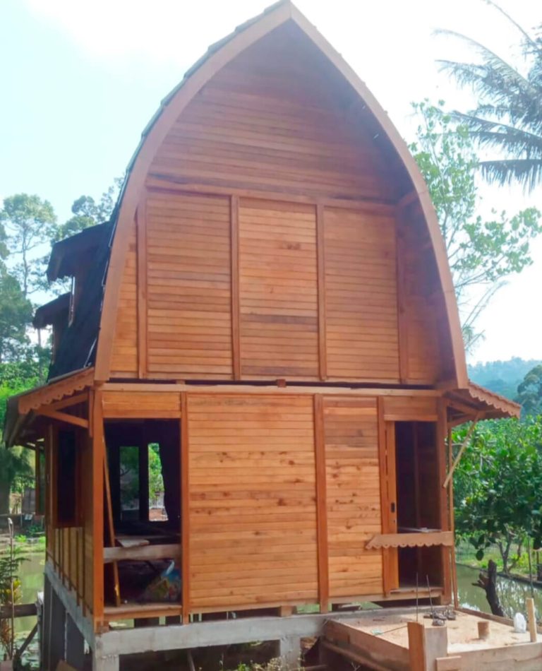 Rumah Lumbung Tingkat X M Rumah Kayu Bongkar Pasang