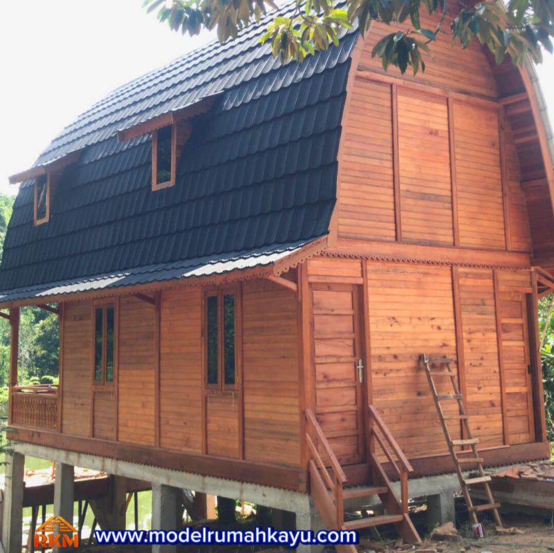 Rumah Lumbung Tingkat X M Rumah Kayu Bongkar Pasang