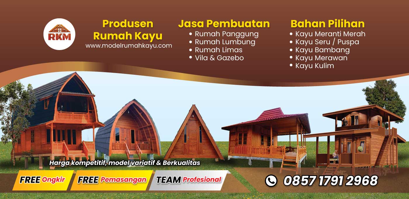 Rumah Kayu Bongkar Pasang